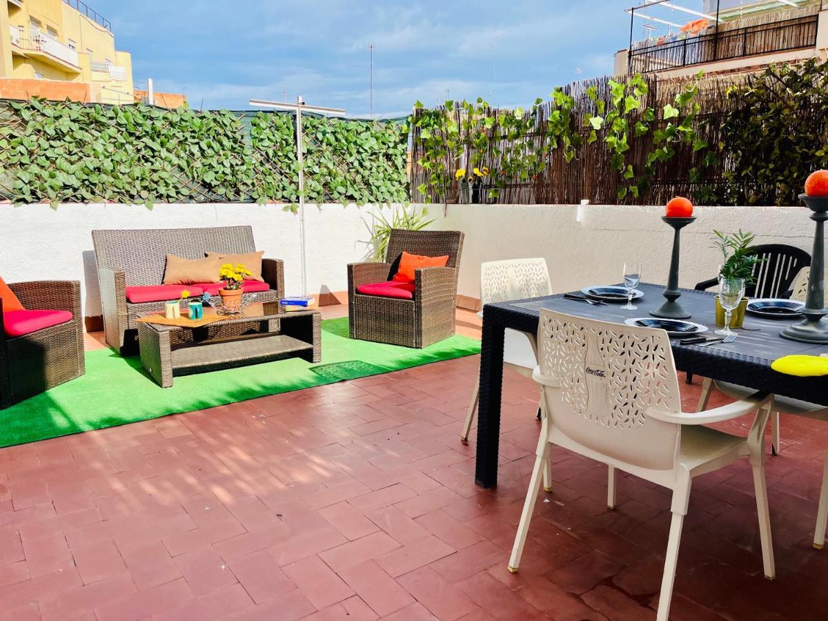 Appartamento Calm Terrace Barcellona Esterno foto