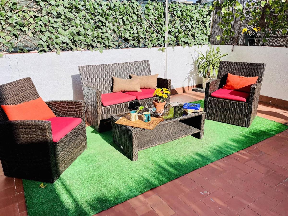 Appartamento Calm Terrace Barcellona Esterno foto