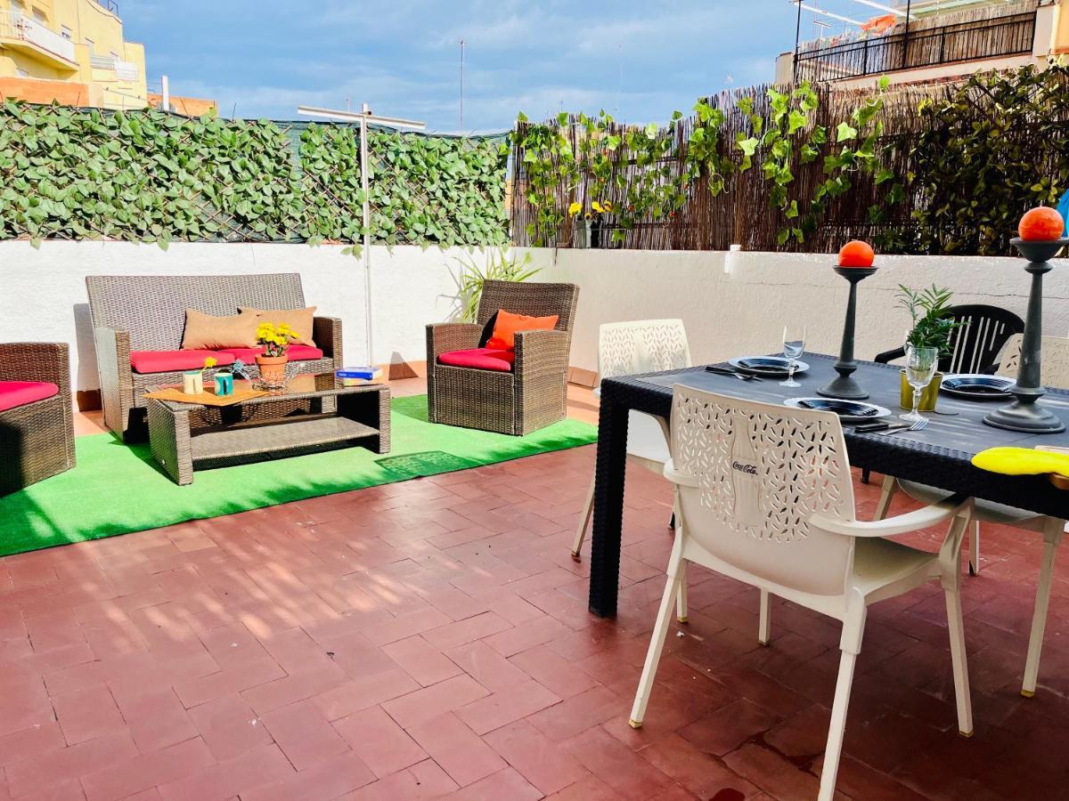 Appartamento Calm Terrace Barcellona Esterno foto