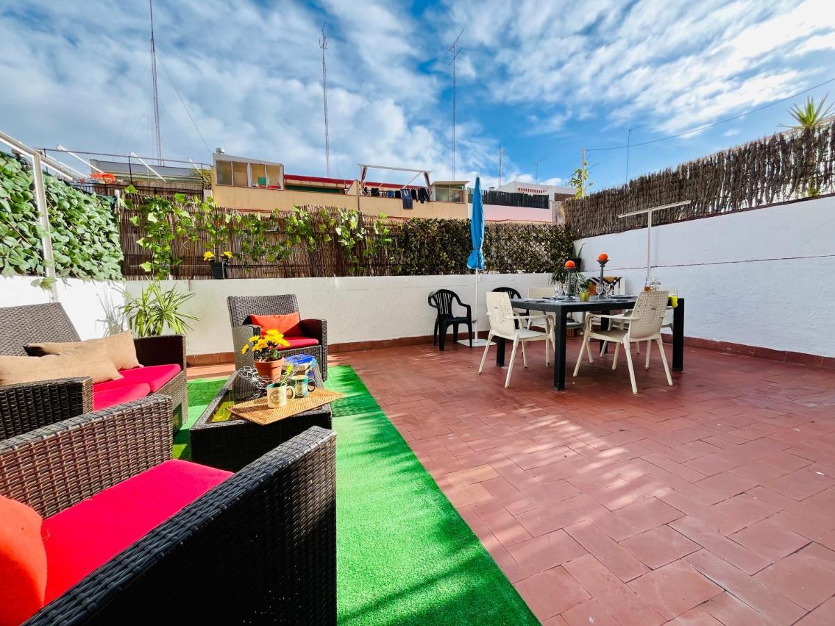 Appartamento Calm Terrace Barcellona Esterno foto