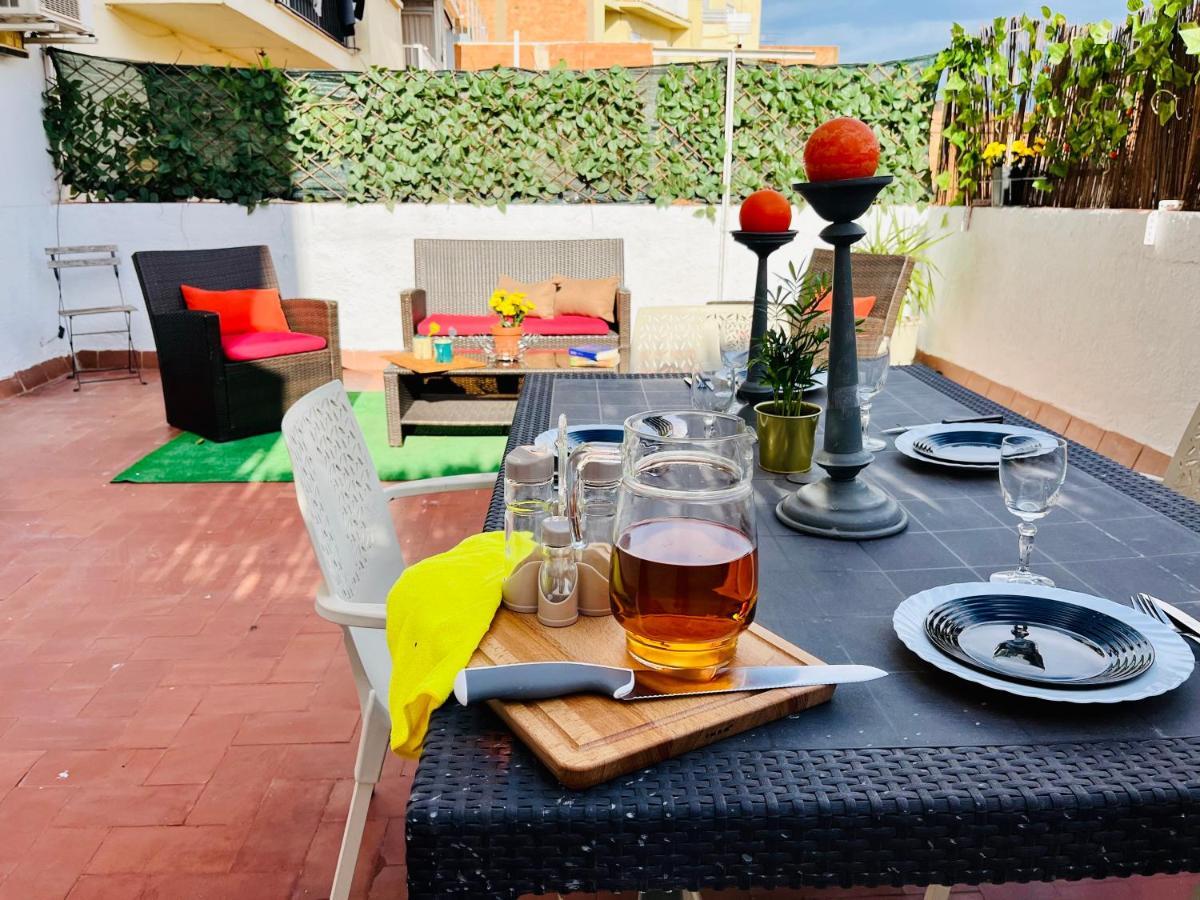 Appartamento Calm Terrace Barcellona Esterno foto
